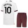 Officiële Voetbalshirt + Korte Broek Manchester City Grealish 10 Uit 2023-24 - Kids